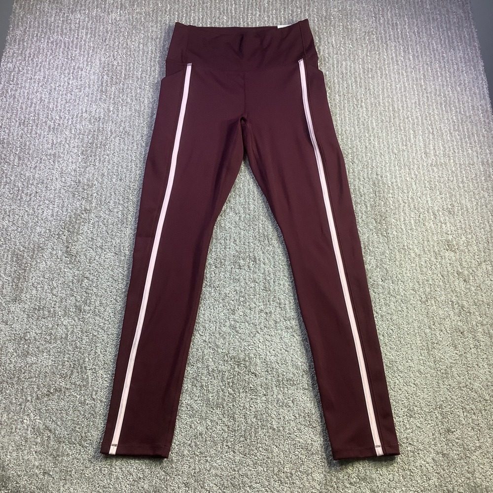 DSG Activate 7/8 High Rise Leggings Womens Team Burgundy Size M NWT